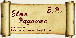 Elma Magovac vizit kartica